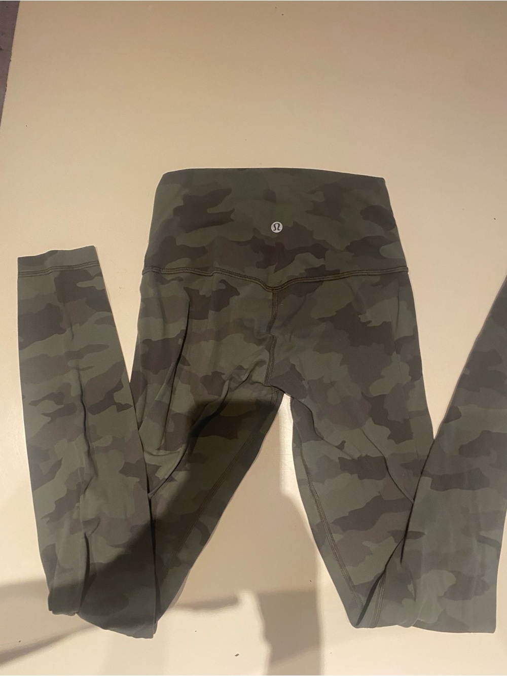 lululemon athletica Kids' Olive Green Camo Leggings